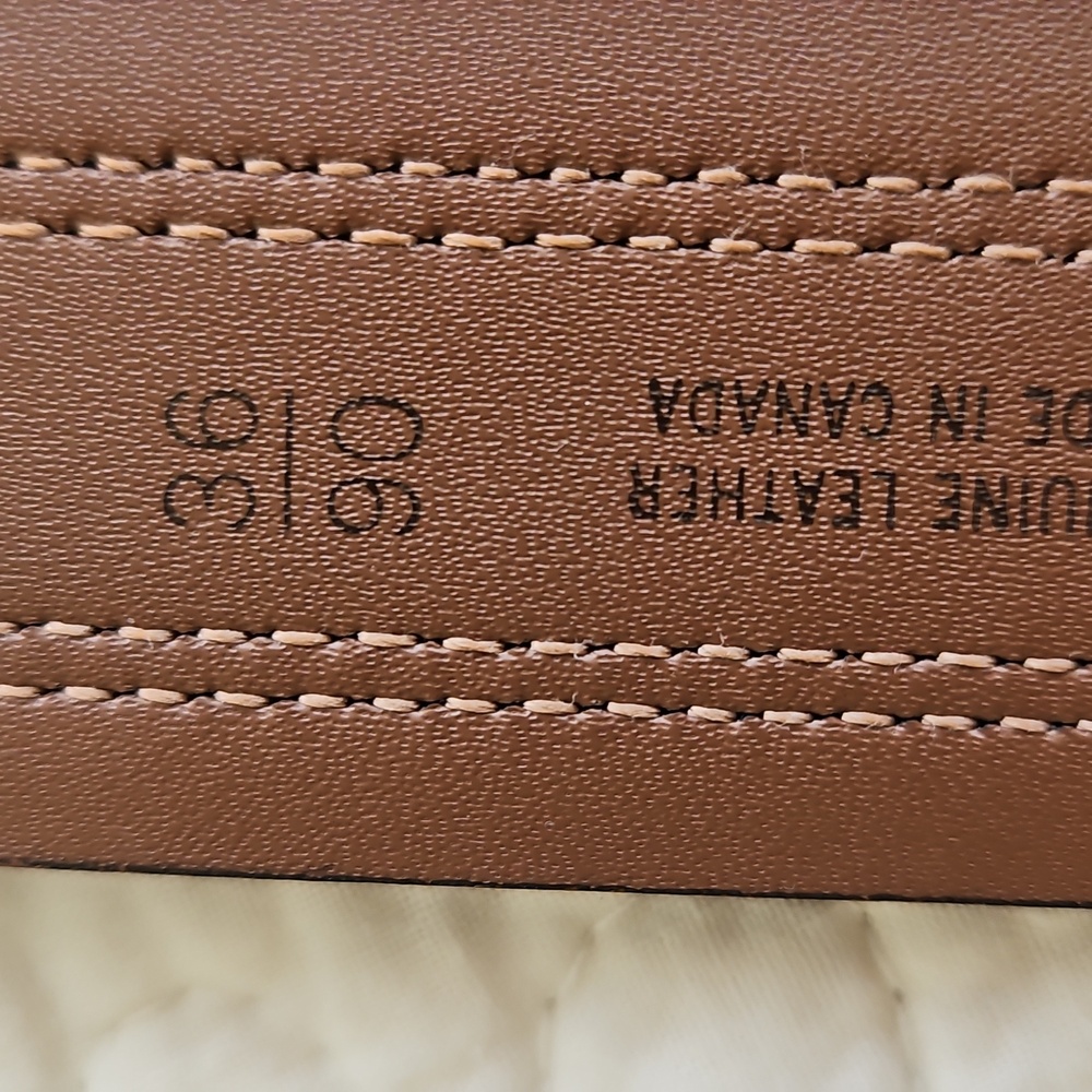 BOSCA Men's Black Leather Dress Belt Sz 36 - Picture 7 of 13